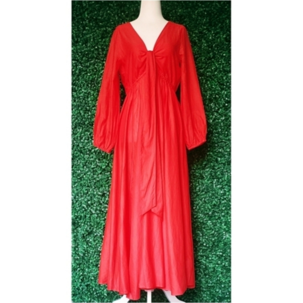 J.Crew Tie-Front Cotton-Voile Maxi Dress